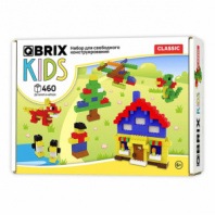 Конструктор Qbrix Kids Classic, совместим с Лего, 460 деталей