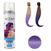 Lukky спрей-краска для волос в аэрозоли, для временного окрашивания, цвет фиолетовый с блёстками, 15