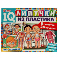 Тело человека. IQ-липучки из пластика. 230х180х45 мм