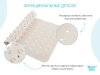 Коврик противоскользящий детский резиновый для ванной ROXY-KIDS 35x76 см, цвет белый