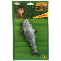 Игрушка-тянучка(гель) Тигровая акула 19,5 см,блистер