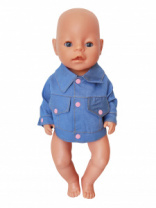 Одежда для кукол:Курточка джинсовая