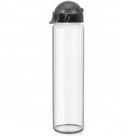 Бутылка для воды LIFESTYLE со шнурком, 500 ml., straight, прозрачно/в ассорт.