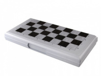Шахматы в серой пластиковой коробке (малые)