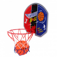 Кольцо для баскетбола д-22 см, сетка, мяч, насос, размер 35х29 см